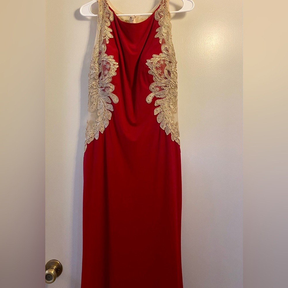 Beautiful Red and Gold dress for any occasion